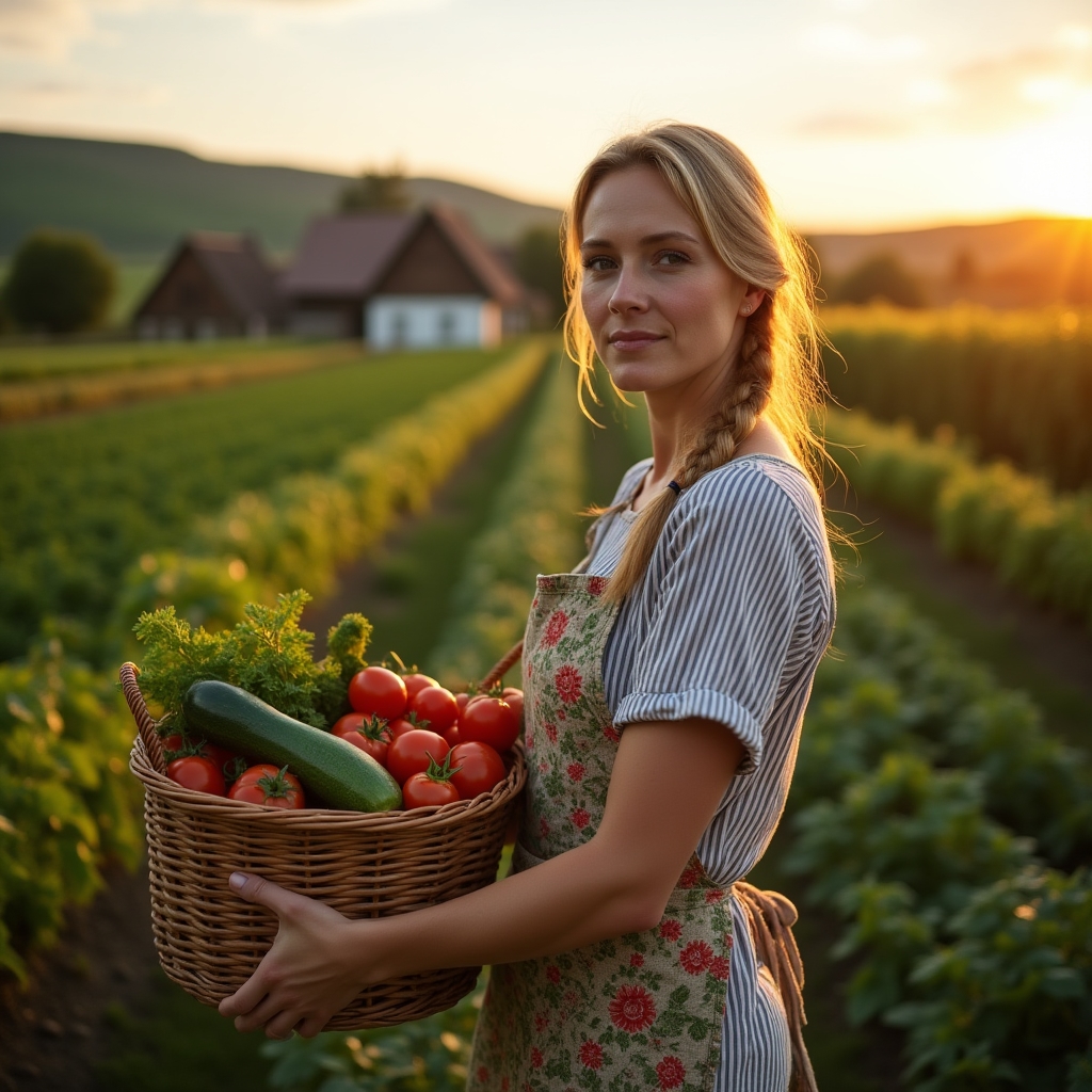 Fermă mică cu produse naturale românești