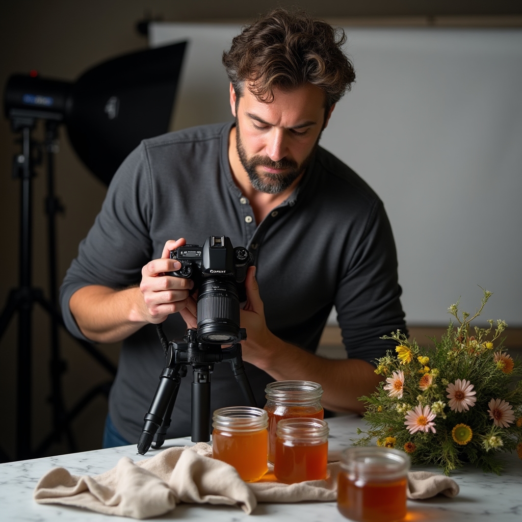 Fotograf profesionist produse artizanale în studio